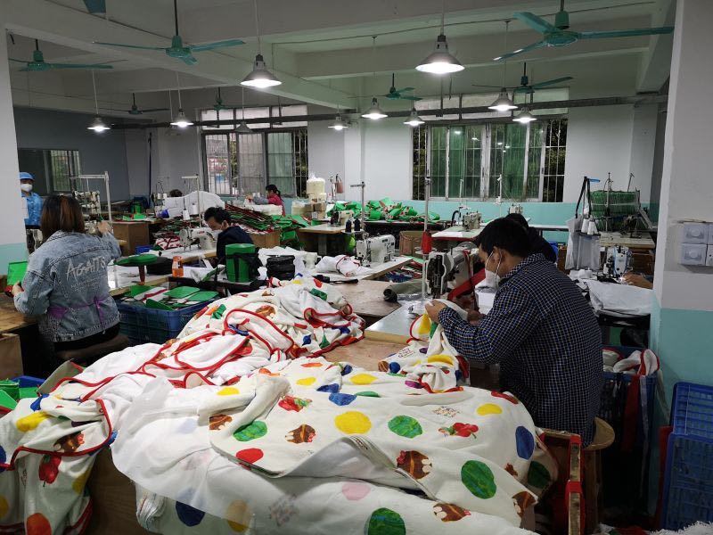 cut and sew factory before coronavirus mandate
