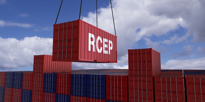 RCEP cargo container