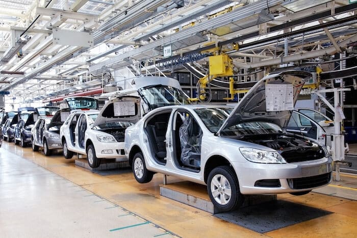 Manufacturing companies: car factory