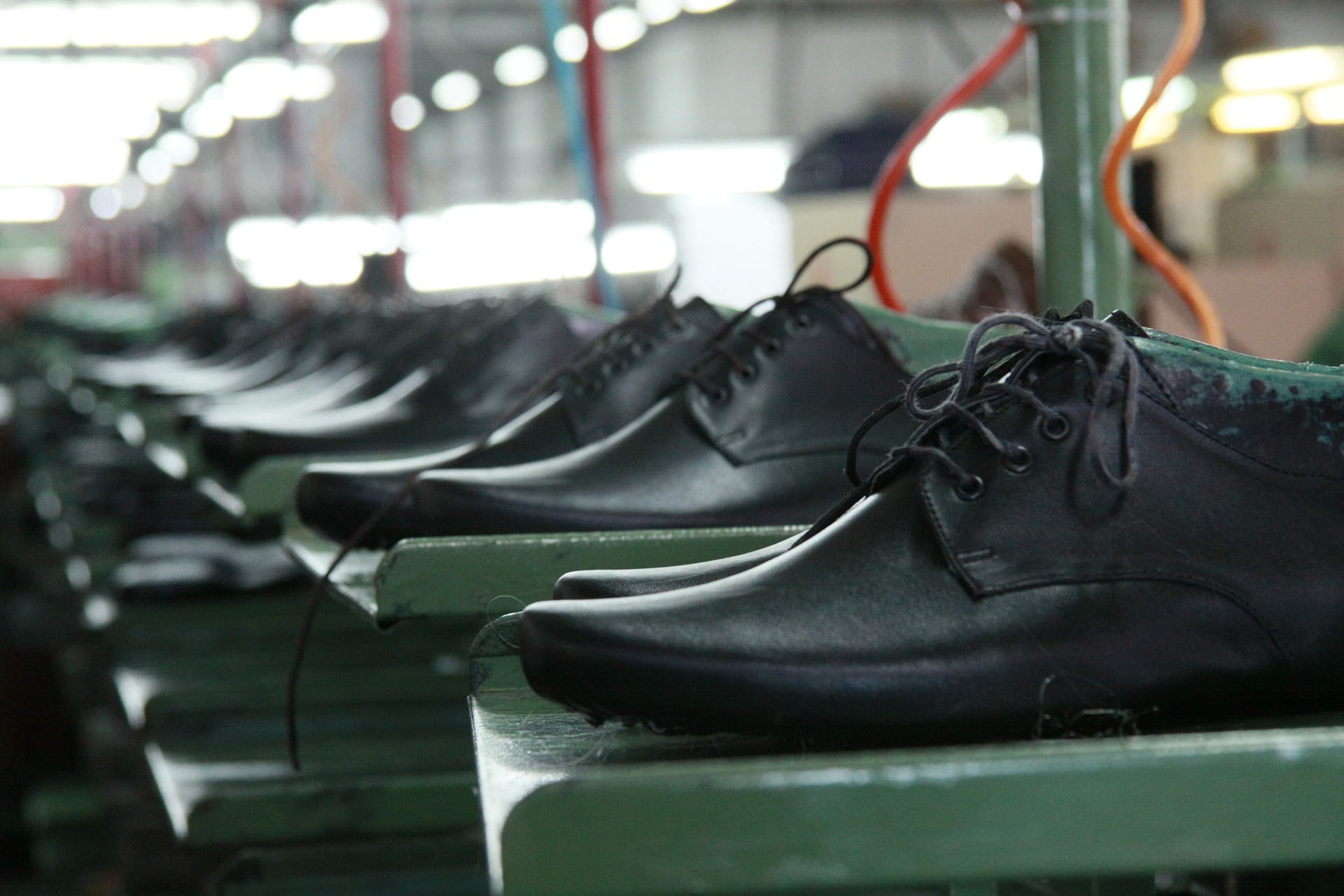 shoes in factory
