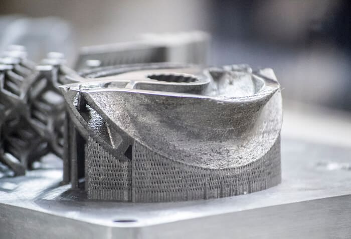 3D printed metal part