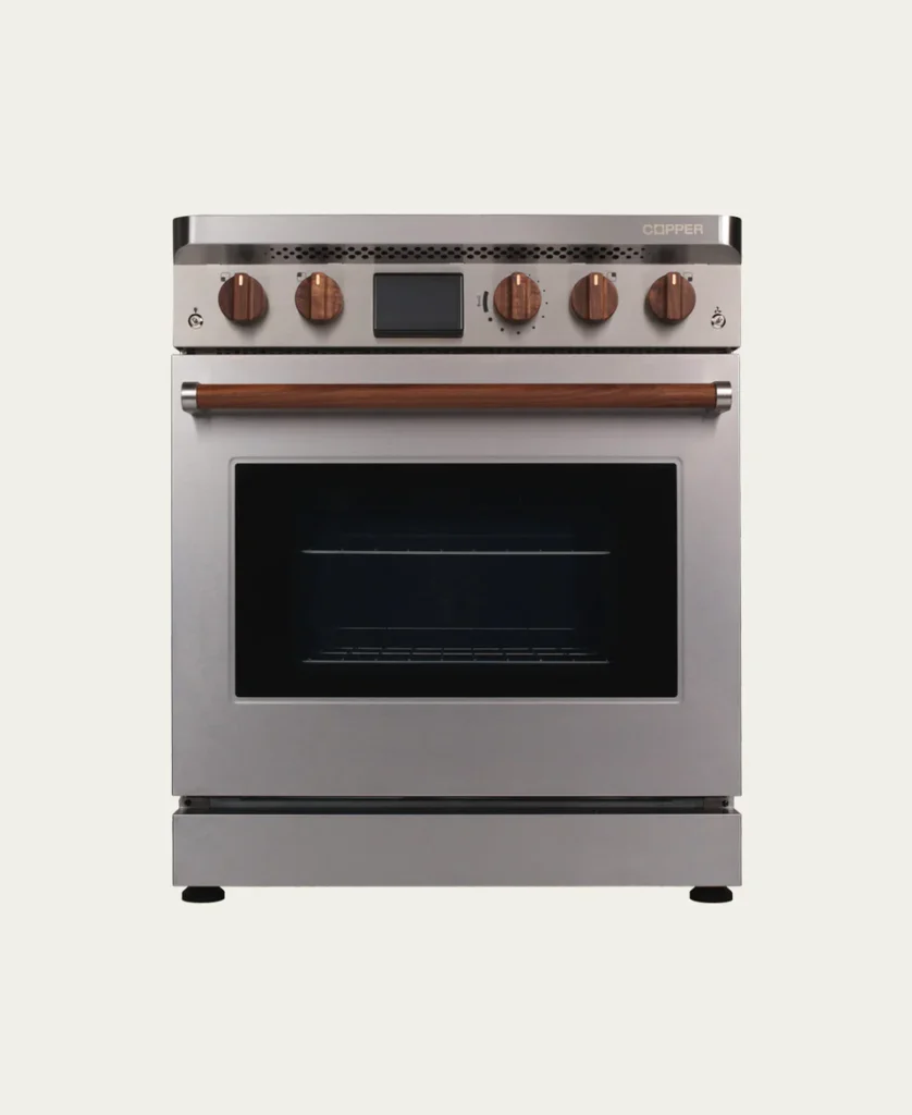 Slide-in cook range