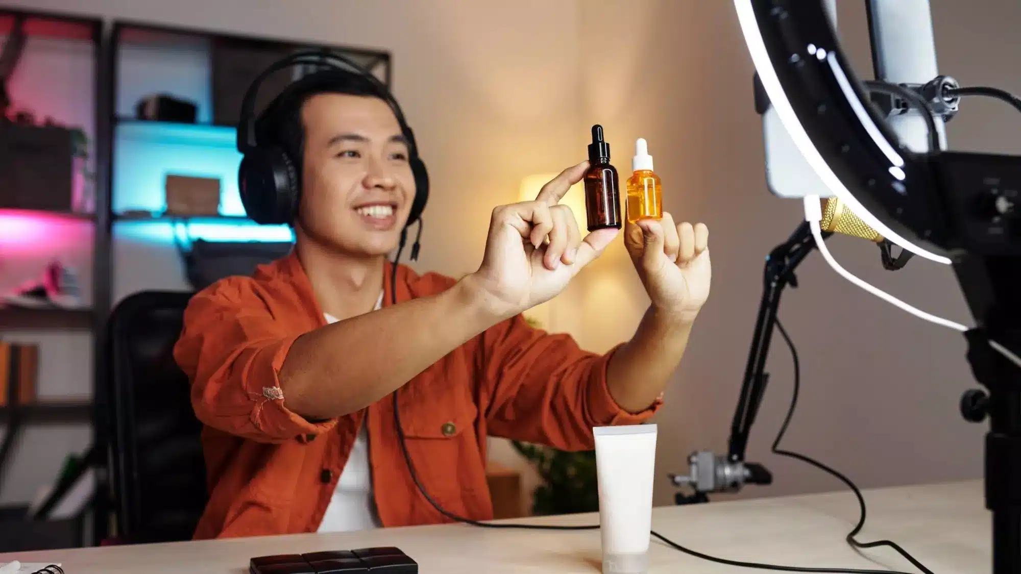 Influencer marketing skincare products for Instagram